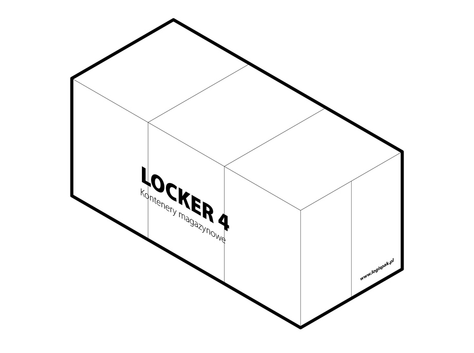 Na zdjęciu kontener magazynowy Locker 4