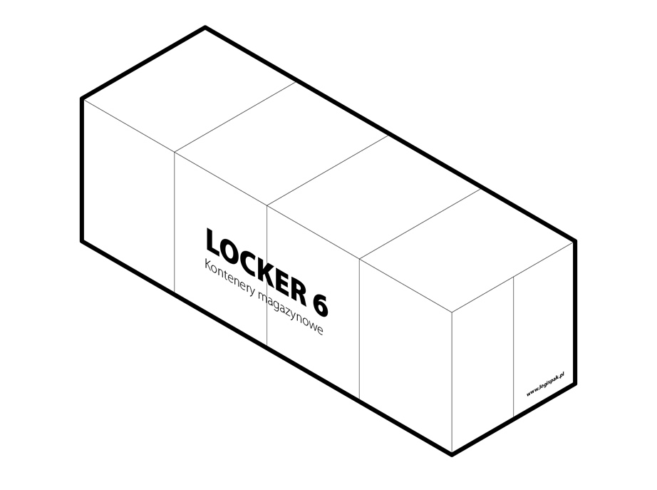 Na zdjęciu kontener magazynowy Locker 6